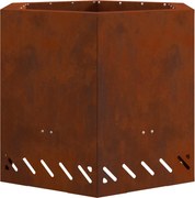 vidaXL Focar Fără Fum Maro 58 x 58 x 51 cm