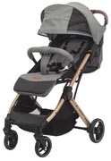 Carucior sport pentru copii, pliere compacta pentru avion cu sistem tip troller CPC-44-gri
