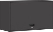 vidaXL Dulap de perete pentru garaj Negru 90 x 40 x 53 cm