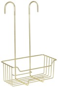 WENKO 25937100 - Coș de duș MILO 25x36 cm, inox/auriu/transparent