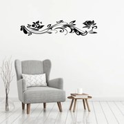 Sticker perete Black Flower Decor 9