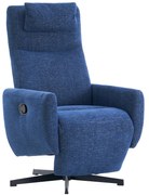 Fotoliu confortabil cu funcție de relaxare, Albastru | Aosom Romania