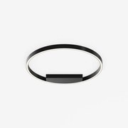 Plafoniera design modern LED Rim 60cm negru