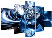 Tablou cu abstracție - cercuri (150x105 cm)