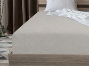 Cearsaf frote MOLTON gri deschis 180 x 200 cm