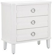 Comoda alba din lemn de Brad, 81x40x84 cm, Shine Mauro Ferretti