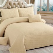 Cuvertura bumbac cu in, 5 piese, pat 2 persoane, 220x240 cm, CBI13