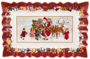 Tavă dreptunghiulară cu model de Moș Crăciun, 35 x 23 x 3.5 cm, colecția Toy's Fantasy - Villeroy & Boch