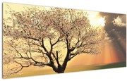 Tablou cu copac pe luncă (120x50 cm)