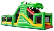 Castel săritor cu crocodili 12x3x4.8m