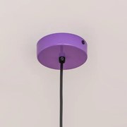 Lustră suspendată pe cablu ETNA II, 1xE27/15W/230V, Ø 25 cm, mov