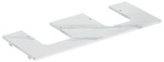 Blat pentru lavoar Geberit One cu decupaj dublu tip marmura alba 120 cm