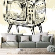 Tapet televizor retro