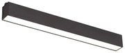 Plafoniera LED moderna Linear neagra 18w