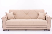 Canapea extensibila Hanzade 223x84x92 cm Bej