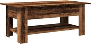 vidaXL Măsuță de cafea, lemn vechi, 102x55x42 cm, lemn prelucrat