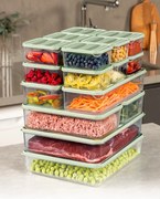 Set cutii de depozitare (18 piese), Hermia, Culoare: Mentă