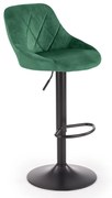 Scaun de bar Archer, verde/negru