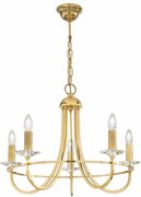 Kolarz 330.85.8C - Candelabru cristal IMPERIAL 5xE14/60W/230V auriu