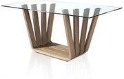 Masa dining design modern Walnut, 200x95cm AC-MI1358-200