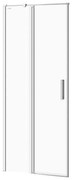 Usa sticla dus batanta 80x195 cm profil crom Cersanit Moduo, montare stanga 800x1950 mm, Stanga