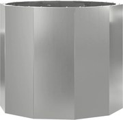 vidaXL Jardinieră Argintiu 60 x 60 x 50 cm Oțel Galvanizat