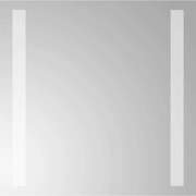 vidaXL Oglindă cu LED de baie, 30x30 cm