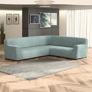 Huse bielastice COSTINA mentă colţar (l. 350 - 530 cm)