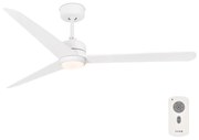 Ventilator LED de tavan FARO 33722 NU LED/18W/230V alb d. 132 cm + telecomandă