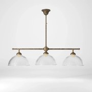 Candelabru stil neoclasic din alama si sticla Elide