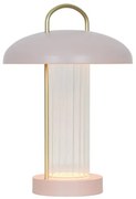 Nordlux - Lampă de birou tactilă LED reîncărcabilă MIRANO, dimabilă, 3W/3,7V, roz