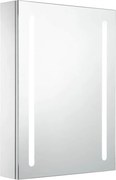 vidaXL Dulap de baie cu oglindă și LED-uri, 50 x 13 x 70 cm