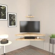 Comoda TV, Hanah Home, Mensi, 120x5x49 cm, Stejar