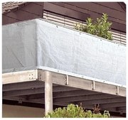 Paravan pentru balcon alb din plastic 500x90 cm - Garden Pleasure