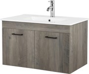 Masca chiuveta + lavoar Florence gri 81/46/50 cm