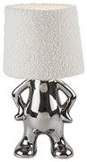 Veioza/Lampa de masa decorativa Smurfy crom/crem