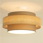 Brilagi - Plafonieră aplicată RESNA 1xE27/60W/230V, Ø 40 cm, maro/bej
