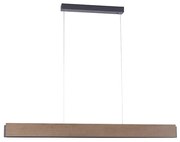Lampă suspendată maro 121 cm inclusiv LED cu telecomandă - Ajdin