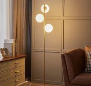Lampadar TY3052-3 GD – 3 brațe elegante, soclu E27, finisaj auriu