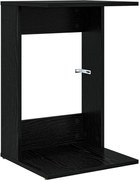 vidaXL Masă laterală Stejar Negru 40 x 38 x 62,5 cm Lemn compozit