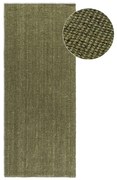 Covor tip traversă kaki din iută 80x200 cm Bouclé – Hanse Home