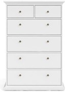 Comodă albă înaltă 96x140 cm Paris – Tvilum