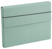 Organizator verde din carton Olof Canvas Paper Laminate – Bigso