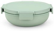 Salatiera Brabantia Make&Take 1006303, 1,3 L, Inchidere etansa, Recipient sos, Fara BPA, Verde deschis