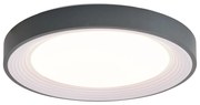 Plafonieră modernă gri cu alb 48cm incl. LED Dimmable RGB - Kanton