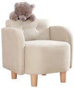 Fotoliu DORY pentru copii, crem