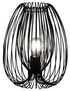 Lampă de masă CAMP 1xE27/40W/230V neagră Fabas Luce 3677-34-101