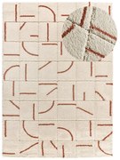 Covor cărămiziu-crem 80x150 cm Brenda – Universal