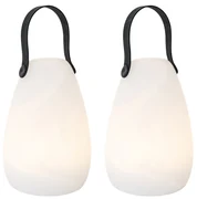 Set de 2 lămpi de masă albe RGBW reîncărcabile IP54 - Pion