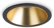 Spot LED incastrabil negru/ auriu GAME FI1 ROUND 11W 4000K